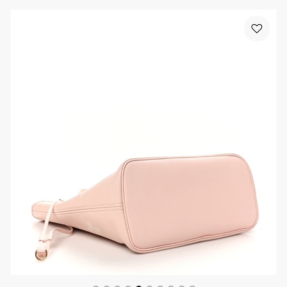 Louis Vuitton Neverfull MM Bicolor Monogram Empreinte Leather pink/cream - Picture 5 of 5